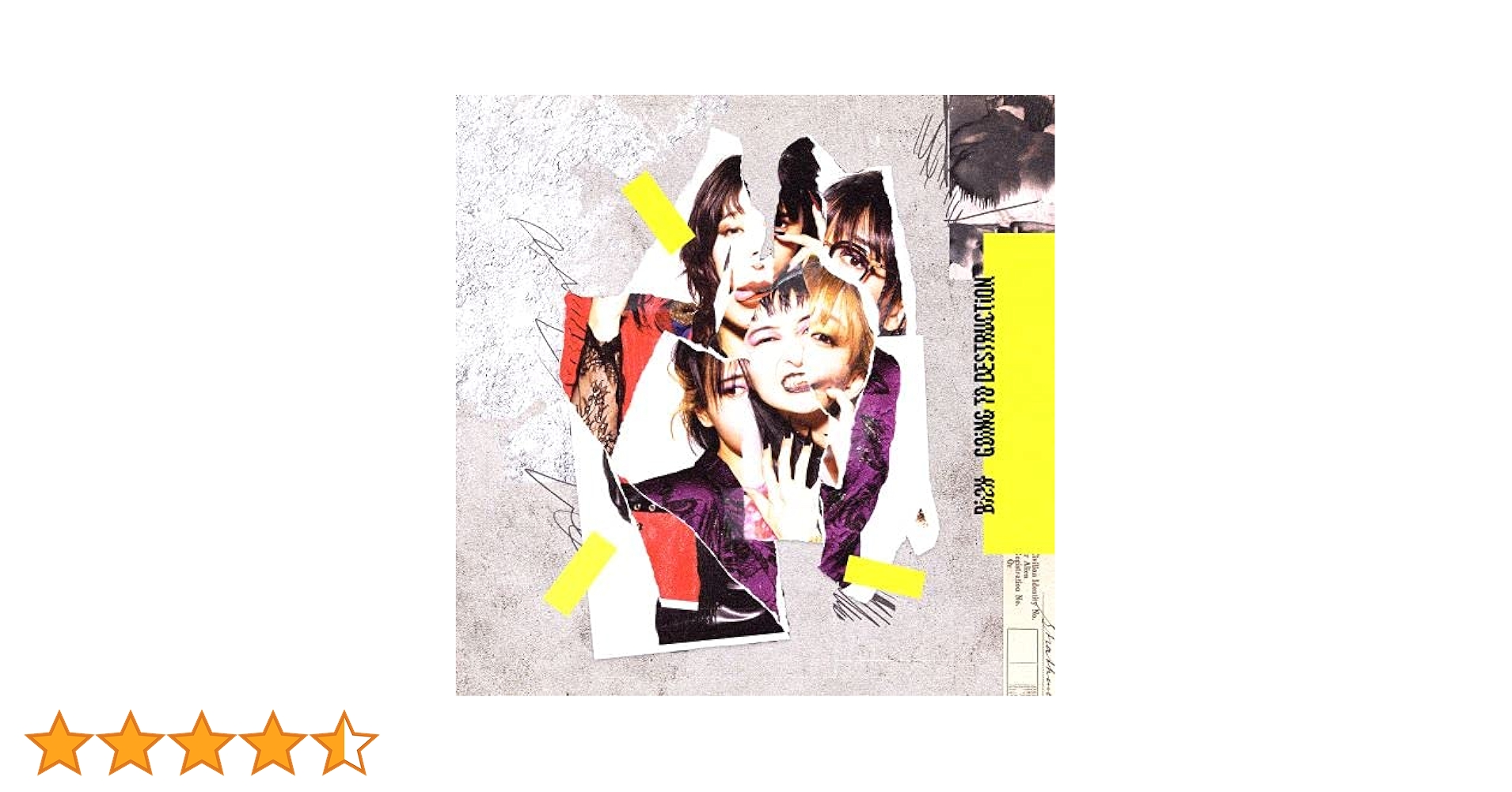 BiSH GOiNG TO DESTRUCTiON　メンバー直筆サイン入り BiSH GOiNG TO DESTRUCTiON メンバー直筆サイン入り